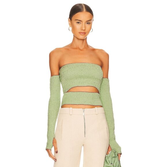 Anna October Elise Top in Green - Picture 2 of 5